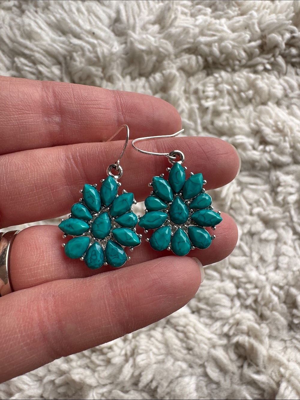 Turquoise Statement Earrings‎